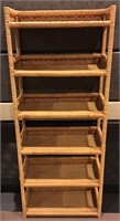 Wicker Shelf Unit