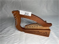 Handmade Irish Sheesham wood celtic harp