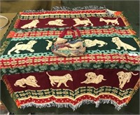 Dog Throw w/ Matching Hand Bag