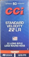 CCi 22 LR 40 GR LEAD ROUND NOSE 50 RDS