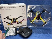 Sky Tracker GPS video drone w/ box (untested)