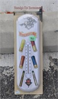 Winchester metal thermometer, unused
