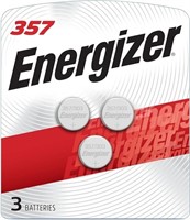 Energizer LR44 Battery, Silver Oxide 303, 357, AG1