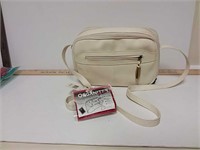 White Leather purse / organizer
