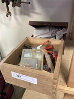 Small Spring Clamps, Hardware, Cigar Box, Etc.