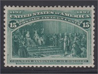 US Stamps #238 Mint LH CV $200
