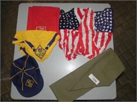 Vintage Scouting Iterms & US Flags