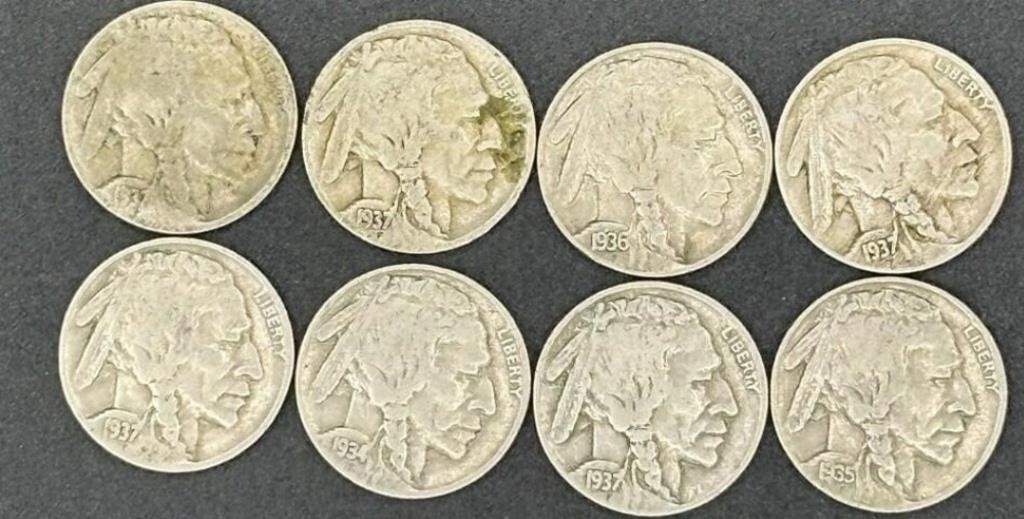 1930's Buffalo Nickels