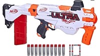 NERF Ultra Focus Motorized Blaster, 10-Dart Clip