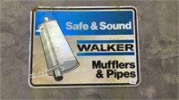 Walker Muffler Aluminum Sign, 24" Wide