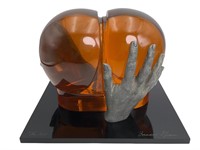 Bernard Pfriem "The Kiss" Sculpture