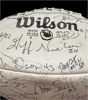 Houston Oilers Autographed Football