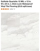 Click Lock Waterproof Vinyl Tile Flooring