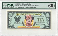 1990 $10 Disney Dollar PMG 66EPQ