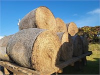 (11)round bales 3rd crop alfalfa