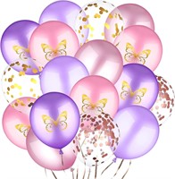 12 Butterfly Balloon Arch Kit  90 Pieces
