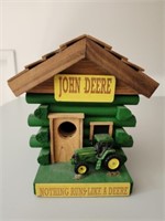Little Log John Deer Bird House