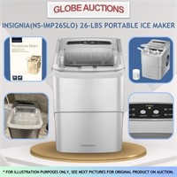 NEW INSIGNIA 26-LBS PORTABLE ICE MAKER (MSP:$199)