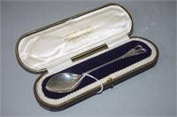 Edward VII cased sterling presentation spoon
