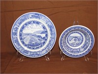 Plate and small bowl