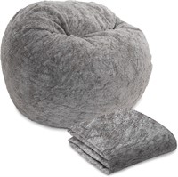 CordaRoy's Full Size Faux Fur Bean Bag Chair