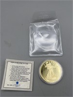 2003 Famous US Coin Replicas 32 Gram 24K Gold Plat
