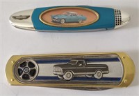 Franklin Mint Ford Truck & Thunderbird Foldable