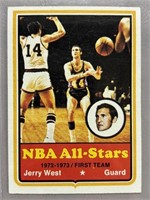 1973 JERRY WEST TOPPS CARD