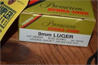 BOXES 9mm LUGER SUBSONIC - 147GRS / 20 ROUNDS PER