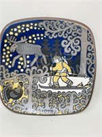 Arabia, Finland pottery plate - 8" square