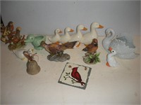 Ceramic Bird Lot