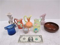 Lot of Small Vases & Misc Collectibles