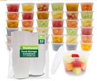 Freshware Food Storage Containers 50 Set 16 oz