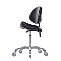 FRNIAMC Adjustable Saddle Stool Chairs with Back