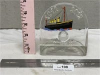 Titanic 1912-2012 100th Anniversary Glass