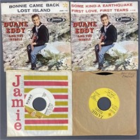 Duane Eddy Vinyl 45 Singles Set of Four