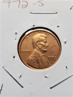 BU 1972-S Lincoln Penny