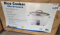 Adcraft Jumbo Rice Cooker, 50 Cup Capacity