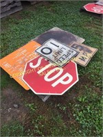 LOT OF MISC SIGNS