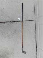 Antique George Nicoll 4 iron hickory shaft golf