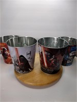 Disney Star Wars 4 Tin Buckets