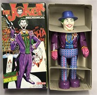 Boxed Tin Litho Mechanical Joker Billiken