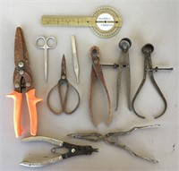 Calipers, Snips, Split Ring Pliers