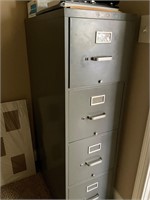 Metal Four Drawer Filing Cabinet