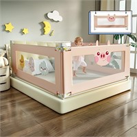 Bed Rail for Toddlers 78", Pig