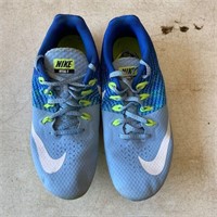 Blue Nike Rival Cleats