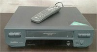 Goldstar VHS Player With Remote, Powers On