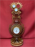 Handcrafted wooden clock combo