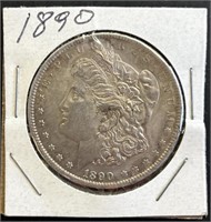 1890 Morgan US Silver Dollar