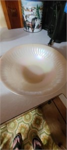 Vintage Federal Iridescent white Pearl bowl